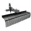 AGRIEASE - 3PT -72" Square Tube Landscape Rake
