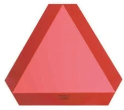 Plastic Slow Moving High Visibility Vehicle Sign - 12" X 12"