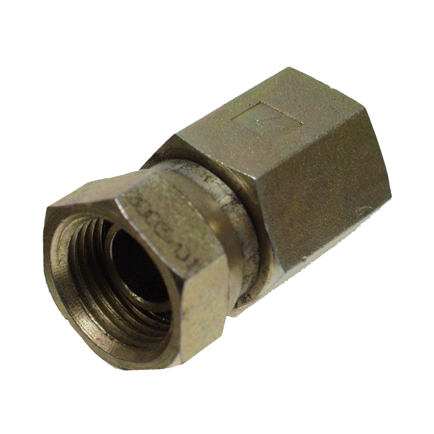 HYDRAULIC ADAPTER 1/2" FEMALE X 3/8" FEMALE PIPE SWIVEL 3 HYDRAULIC ADAPTER 1/2" FEMALE X 3/8" FEMALE PIPE SWIVEL