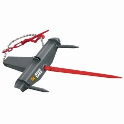 AGRIEASE - Single Prong Bale Spear With Chain