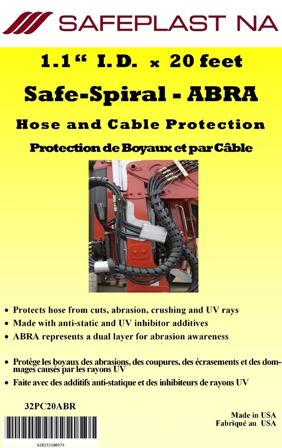 Safe-Spiral Hose Protector - 1-1/4" X 20 Ft. 3 Safe-Spiral Hose Protector - 1-1/4" X 20 Ft.