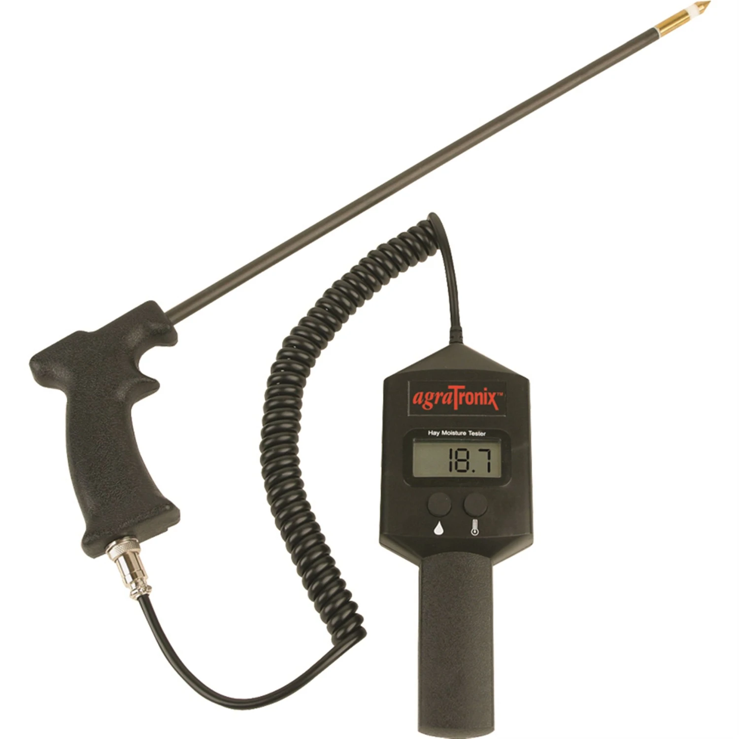 Agratronix DHT-1 Moisture Tester For Hay With 18" Hay Probe 3 Agratronix DHT-1 Moisture Tester For Hay With 18" Hay Probe