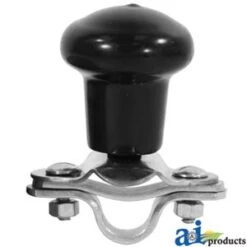 Spinner, Aluminum Steering Wheel (black Plastic Coated Knob) A-5A6BL