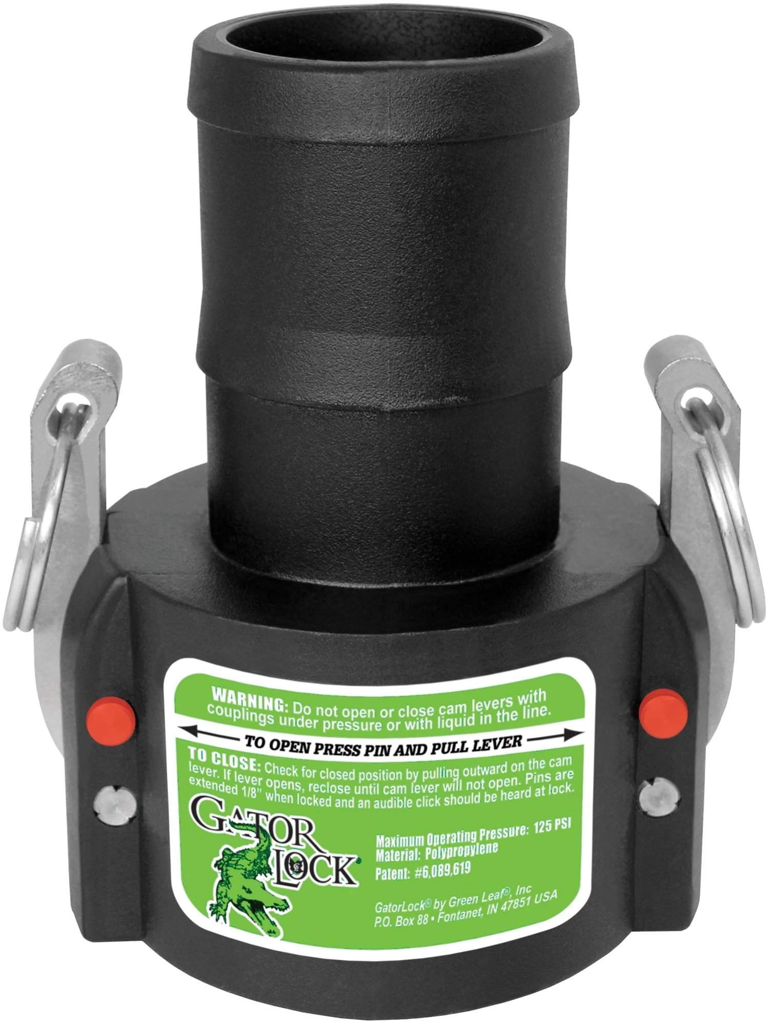 Gator Lock® Quick Coupler, 1-1/2 In., Part C 3 Gator Lock® Quick Coupler, 1-1/2 In., Part C