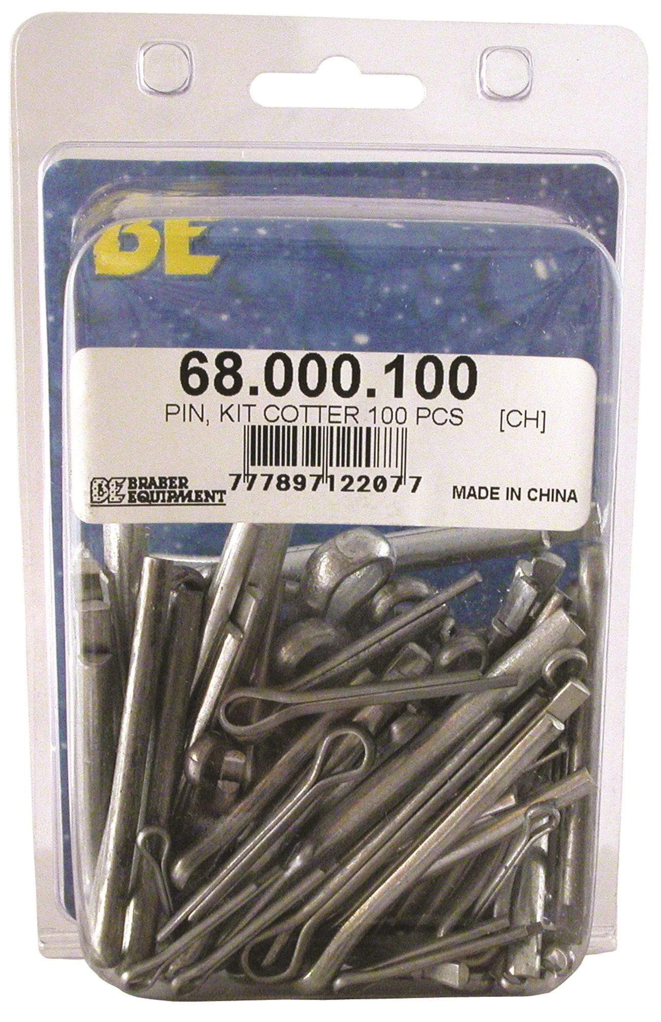 COTTER PIN 100PC ASSORTED SIZES 3 COTTER PIN 100PC ASSORTED SIZES