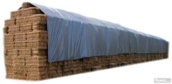 Eyelet Bale Stack Cover 15 Ft. X 54 Ft. -Professional Farm Tool Store c6038273 fced 47fc 895c d83ca96dec13