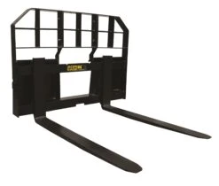 AGRIEASE - 3700 Lb Skid Steer & EURO MOUNT Pallet Forks, 387 Lb Weight