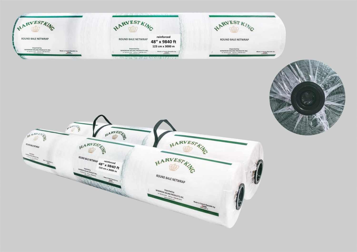 Harvest King 48" X 9840' Bale Netwrap 3 Harvest King 48" X 9840' Bale Netwrap